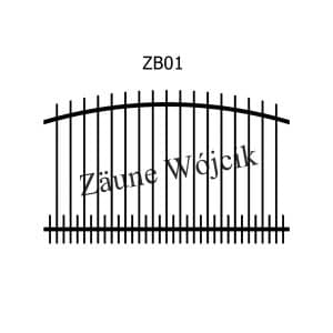 zaunmuster bogenform zaune aus polen zaune wójcik zb01