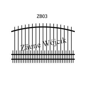 zaunmuster bogenform zaune aus polen zaune wójcik zb03