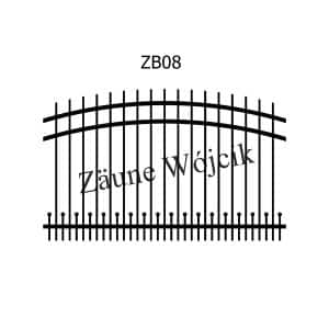 zaunmuster bogenform zaune aus polen zaune wójcik zb08