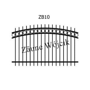 zaunmuster bogenform zaune aus polen zaune wójcik zb10