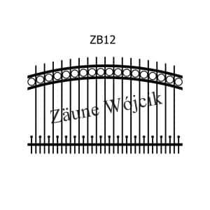 zaunmuster bogenform zaune aus polen zaune wójcik zb12