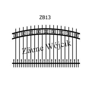 zaunmuster bogenform zaune aus polen zaune wójcik zb13