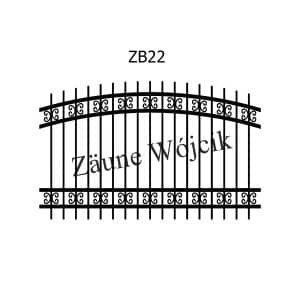 zaunmuster bogenform zaune aus polen zaune wójcik zb22
