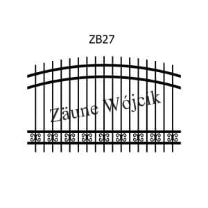 zaunmuster bogenform zaune aus polen zaune wójcik zb27