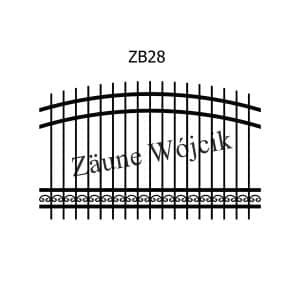 zaunmuster bogenform zaune aus polen zaune wójcik zb28