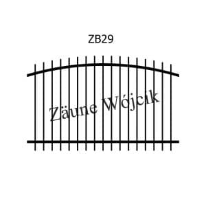 zaunmuster bogenform zaune aus polen zaune wójcik zb29