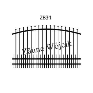 zaunmuster bogenform zaune aus polen zaune wójcik zb34