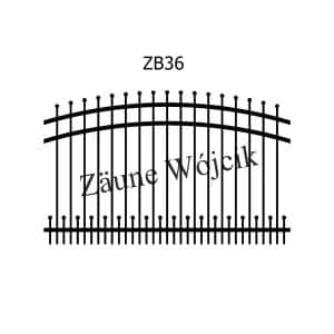 zaunmuster bogenform zaune aus polen zaune wójcik zb36