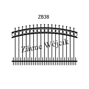 zaunmuster bogenform zaune aus polen zaune wójcik zb38