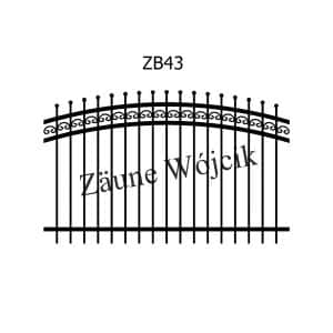 zaunmuster bogenform zaune aus polen zaune wójcik zb43