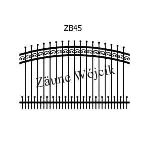 zaunmuster bogenform zaune aus polen zaune wójcik zb45