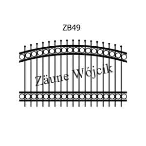 zaunmuster bogenform zaune aus polen zaune wójcik zb49