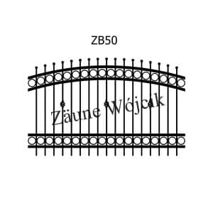 zaunmuster bogenform zaune aus polen zaune wójcik zb50