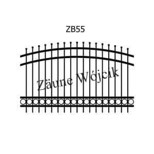 zaunmuster bogenform zaune aus polen zaune wójcik zb55