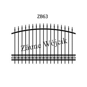 zaunmuster bogenform zaune aus polen zaune wójcik zb63