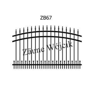 zaunmuster bogenform zaune aus polen zaune wójcik zb67