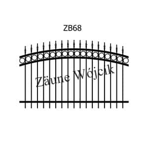 zaunmuster bogenform zaune aus polen zaune wójcik zb68