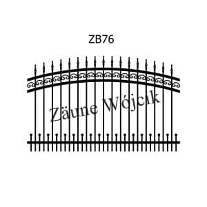 zaunmuster bogenform zaune aus polen zaune wójcik zb76
