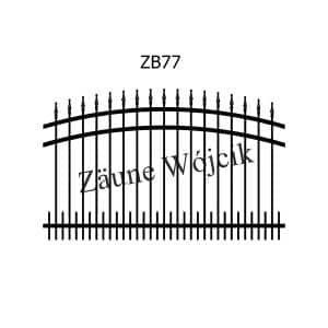 zaunmuster bogenform zaune aus polen zaune wójcik zb77