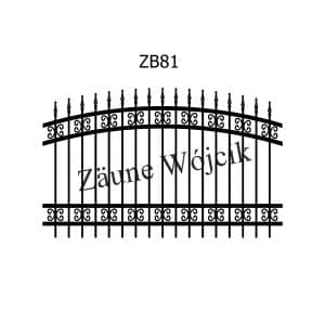zaunmuster bogenform zaune aus polen zaune wójcik zb81