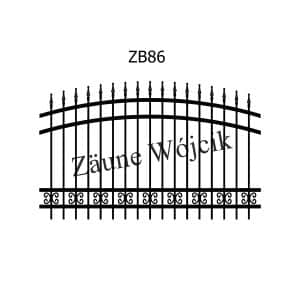 zaunmuster bogenform zaune aus polen zaune wójcik zb86