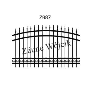 zaunmuster bogenform zaune aus polen zaune wójcik zb87