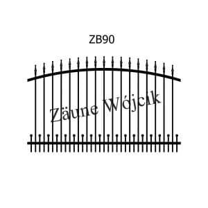zaunmuster bogenform zaune aus polen zaune wójcik zb90