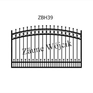 zaunmuster bogenform mit halbrahmen zaune aus polen zaune wójcik zbh39