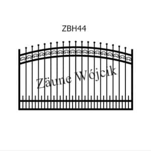 zaunmuster bogenform mit halbrahmen zaune aus polen zaune wójcik zbh44