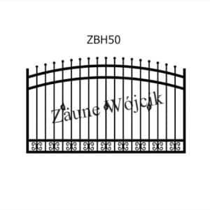 zaunmuster bogenform mit halbrahmen zaune aus polen zaune wójcik zbh50