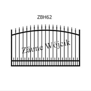 zaunmuster bogenform mit halbrahmen zaune aus polen zaune wójcik zbh62
