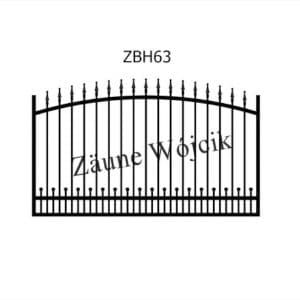 zaunmuster bogenform mit halbrahmen zaune aus polen zaune wójcik zbh63