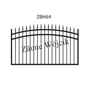 zaunmuster bogenform mit halbrahmen zaune aus polen zaune wójcik zbh64