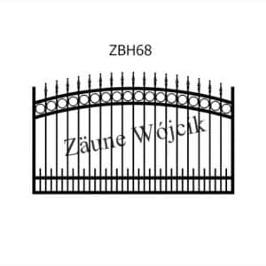 zaunmuster bogenform mit halbrahmen zaune aus polen zaune wójcik zbh68