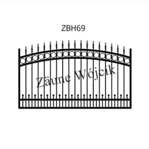 zaunmuster bogenform mit halbrahmen zaune aus polen zaune wójcik zbh69