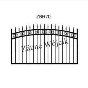 zaunmuster bogenform mit halbrahmen zaune aus polen zaune wójcik zbh70
