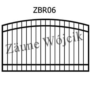 zaunmuster bogenform mit rahmen zaune aus polen zaune wójcik zbr06