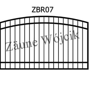 zaunmuster bogenform mit rahmen zaune aus polen zaune wójcik zbr07