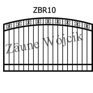 zaunmuster bogenform mit rahmen zaune aus polen zaune wójcik zbr10