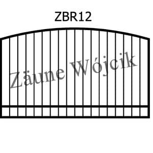 zaunmuster bogenform mit rahmen zaune aus polen zaune wójcik zbr12