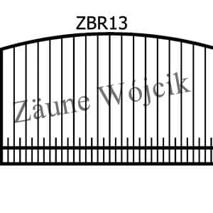 zaunmuster bogenform mit rahmen zaune aus polen zaune wójcik zbr13