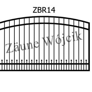 zaunmuster bogenform mit rahmen zaune aus polen zaune wójcik zbr14