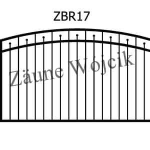 zaunmuster bogenform mit rahmen zaune aus polen zaune wójcik zbr17