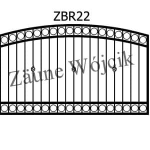 zaunmuster bogenform mit rahmen zaune aus polen zaune wójcik zbr22