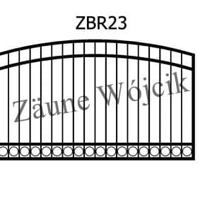 zaunmuster bogenform mit rahmen zaune aus polen zaune wójcik zbr23