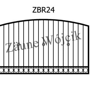 zaunmuster bogenform mit rahmen zaune aus polen zaune wójcik zbr24