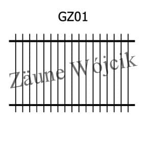 zaunmuster gerade zaune aus polen zaune wójcik gz01