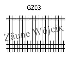 zaunmuster gerade zaune aus polen zaune wójcik gz03