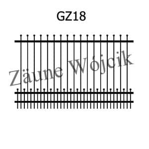zaunmuster gerade zaune aus polen zaune wójcik gz18