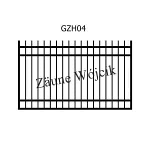 zaunmuster gerade mit halbrahmen zaune aus polen zaune wójcik gzh04